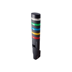 Kolumna LED,  3 kolory (RYG), buzzer, św. migowe, montaż boczny, LD6A-3WZQB-RYG